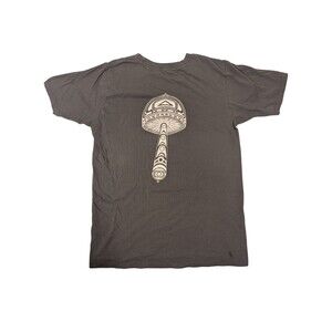 Womans T-Shirt Gray Mushroom Host Defense XS Climate Positive